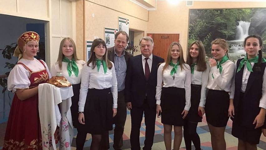 Moderne Agrarklasse auf Basis der allgemeinbildenden Mittelschule von Kudinowo